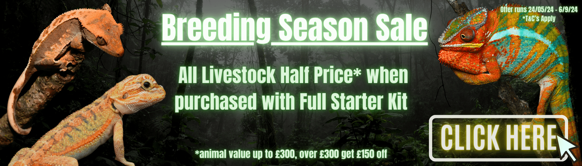 Breeding season sale